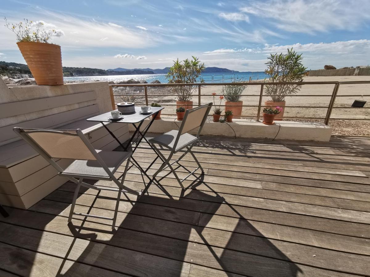 Les Pieds Dans L'Eau Plage Saint-Jean La Ciotat Exterior foto